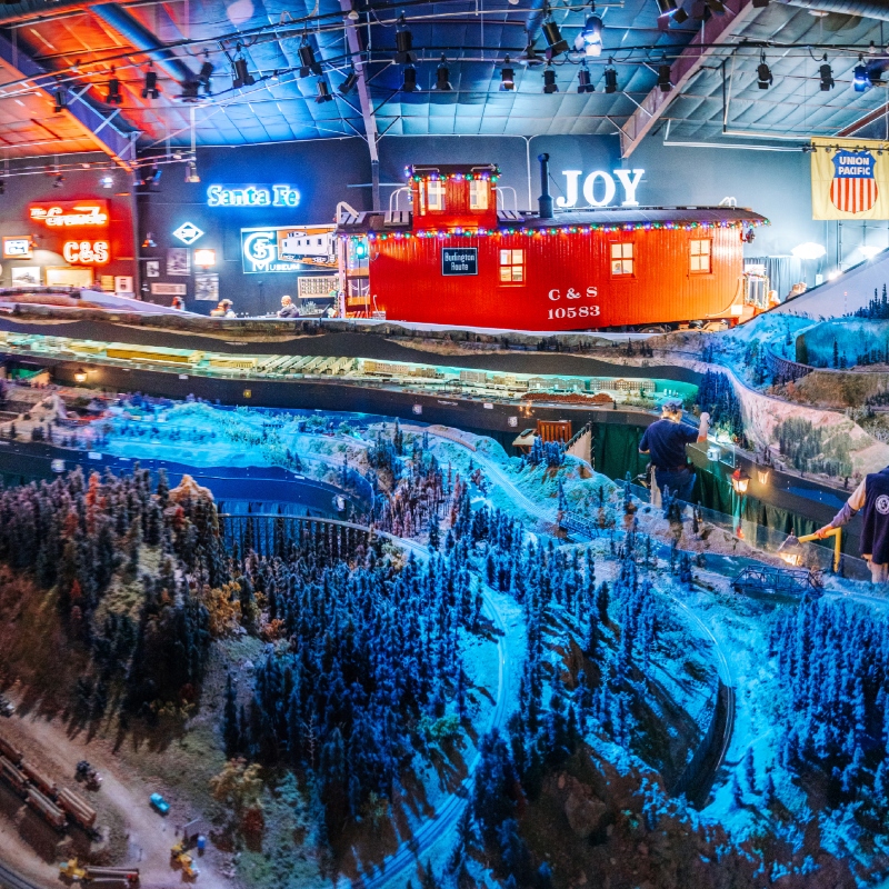Visiting Santa at the Colorado Model Railway&nbsp;Museum